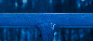 Pantone blue railing